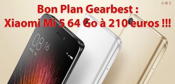 Xiaomi Mi 5 Bon Plan