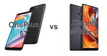 OnePlus 5T vs Xiaomi Mi Mix 2