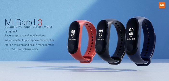 Xiaomi Mi Band 3 : toujours à petit prix