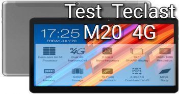 Teclast M20 4G. Test, avis review