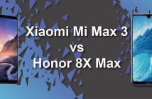 Xiaomi Mi Max 3 vs Honor 8X Max