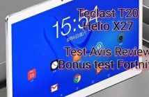Teclast T20. Test, review et avis. MTK Helio X27 Deca-Core 4+64Go