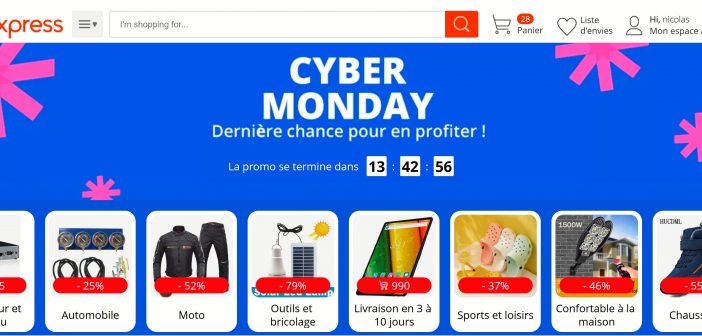 Les dernières heures pour économiser un ou deux euros sur Aliexpress!