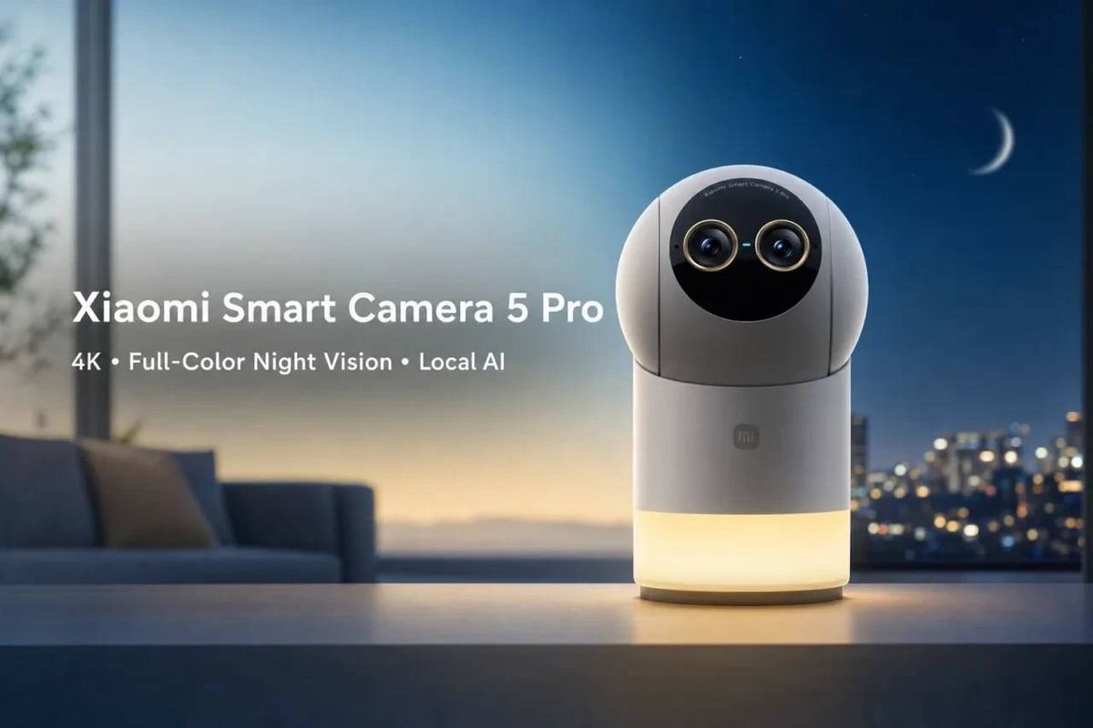 Xiaomi Smart Camera 5 Pro : la caméra intérieure 4K qui filme en couleur la nuit (pour l’instant en Chine)